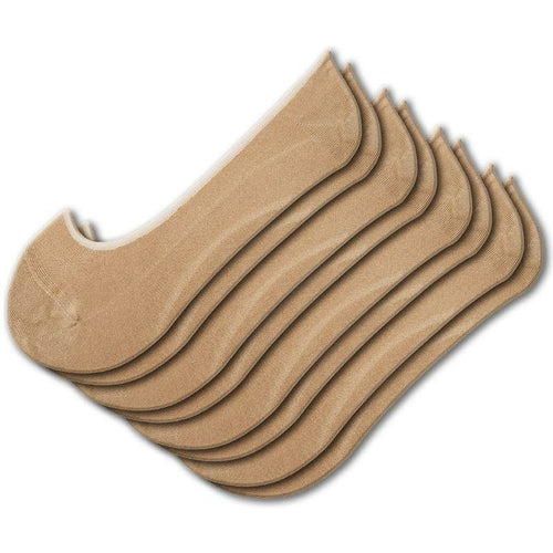 4 Pairs Women Premium Bamboo No Show Low-Cut Seamless Toe liners Socks