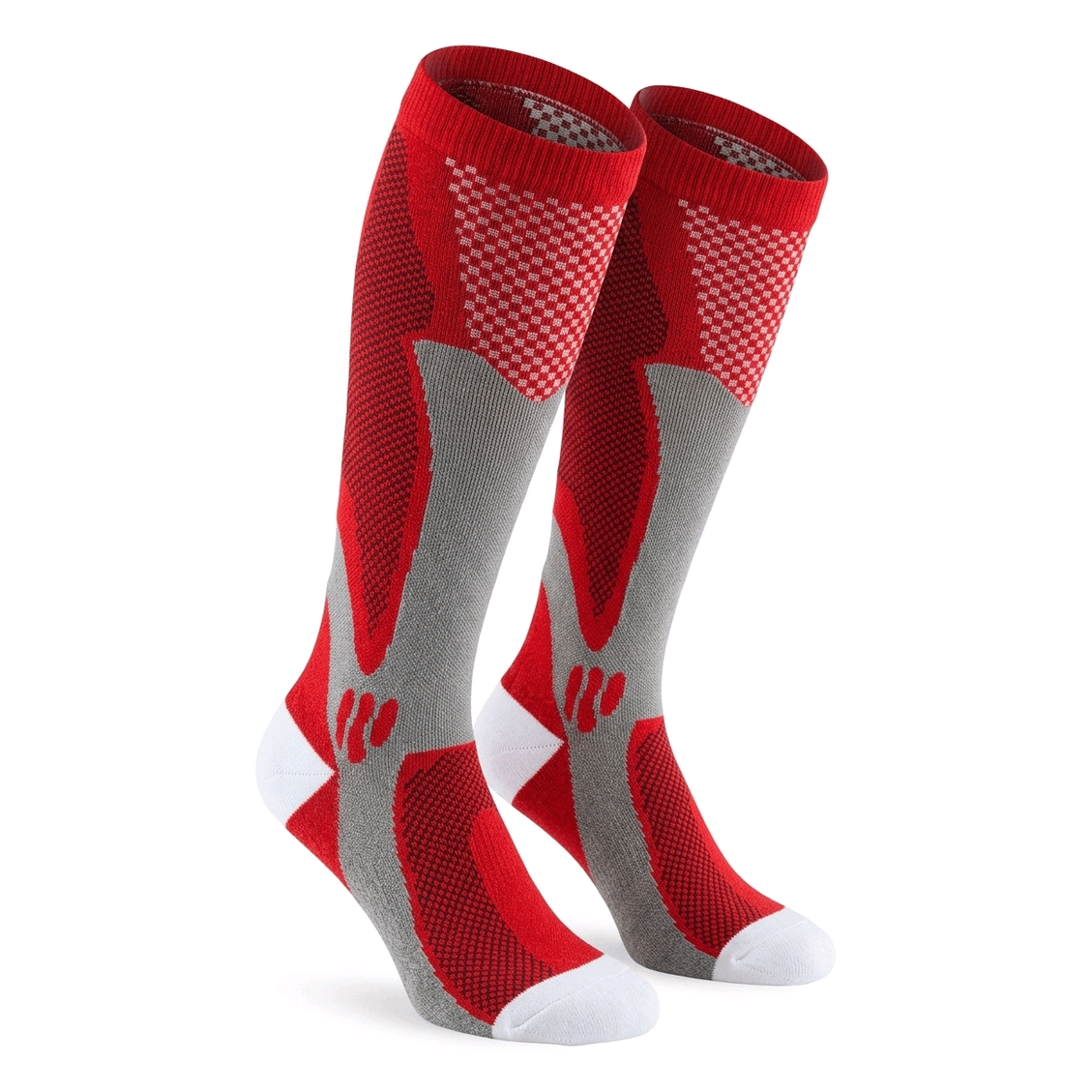 RED 3XL- 7XL Performance Compression Socks