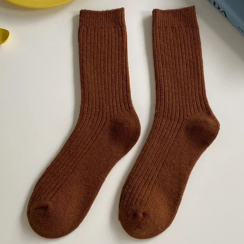 Merino Wool Classic Solid Color Socks
