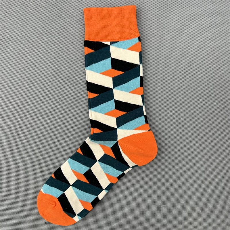 Happy Socks Multi Pattern Design Fashion Fun Trendy Socks Cotton Unisex