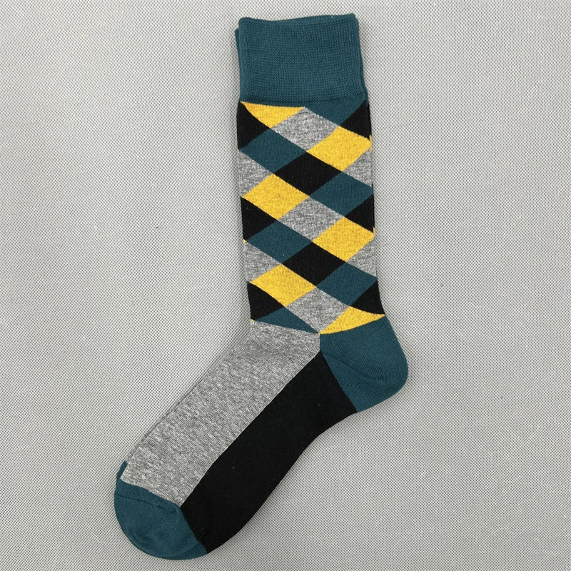 Happy Socks Multi Pattern Design Fashion Fun Trendy Socks Cotton Unisex