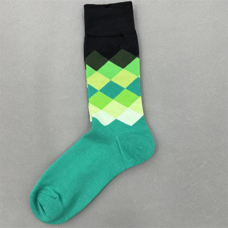 Happy Socks Multi Pattern Design Fashion Fun Trendy Socks Cotton Unisex