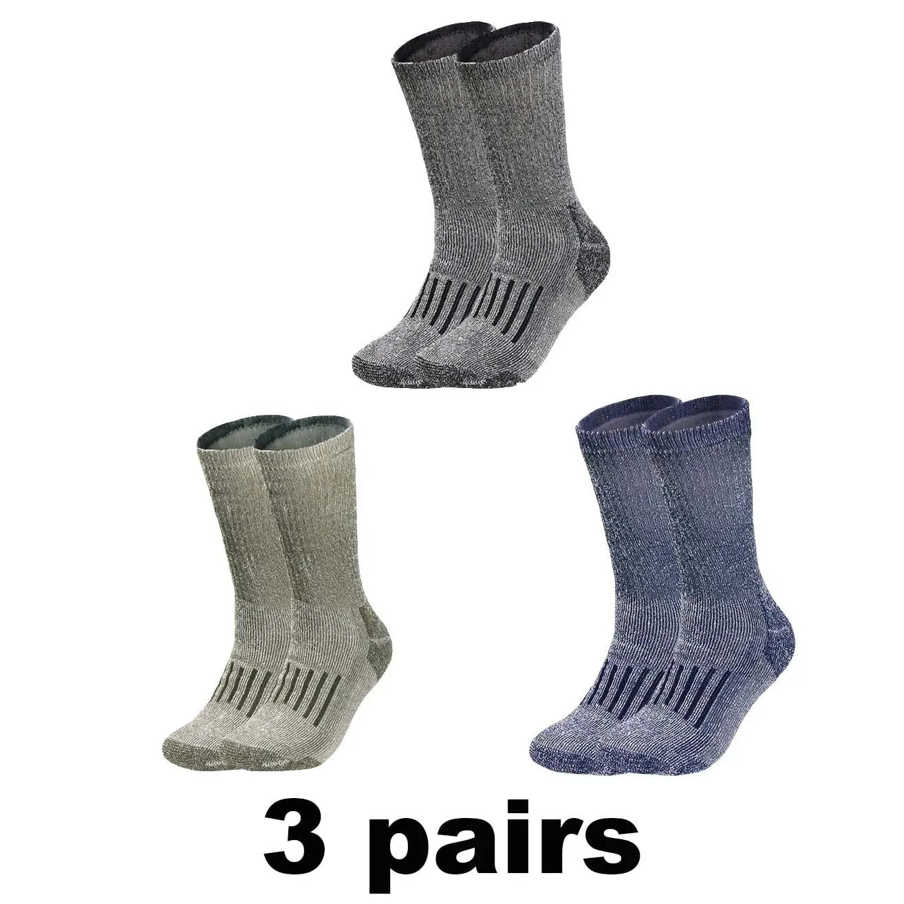 Merino Wool Socks Autumn, Winter Thickened breathable insulation hiking socks