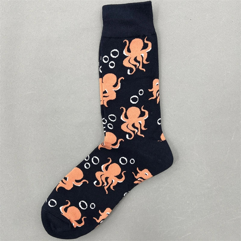 Happy Socks Multi Pattern Design Fashion Fun Trendy Socks Cotton Unisex