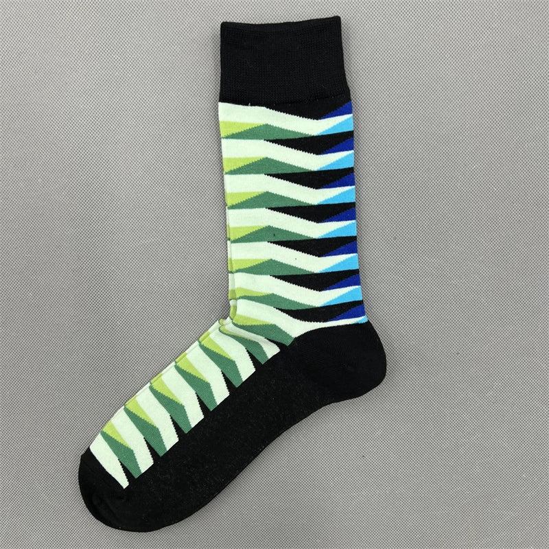 Happy Socks Multi Pattern Design Fashion Fun Trendy Socks Cotton Unisex