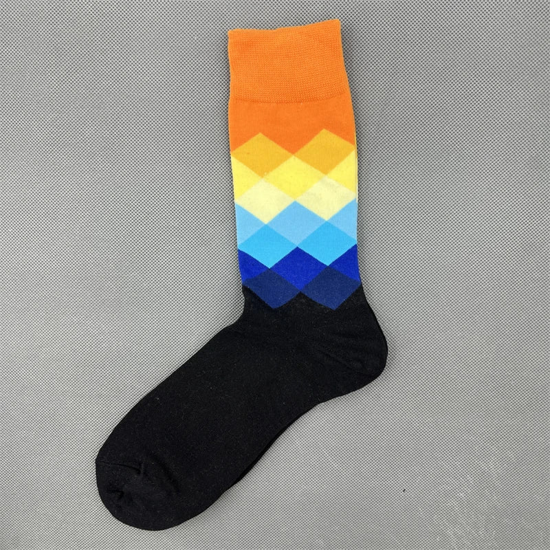 Happy Socks Multi Pattern Design Fashion Fun Trendy Socks Cotton Unisex