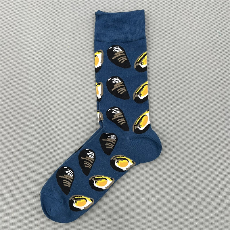 Happy Socks Multi Pattern Design Fashion Fun Trendy Socks Cotton Unisex
