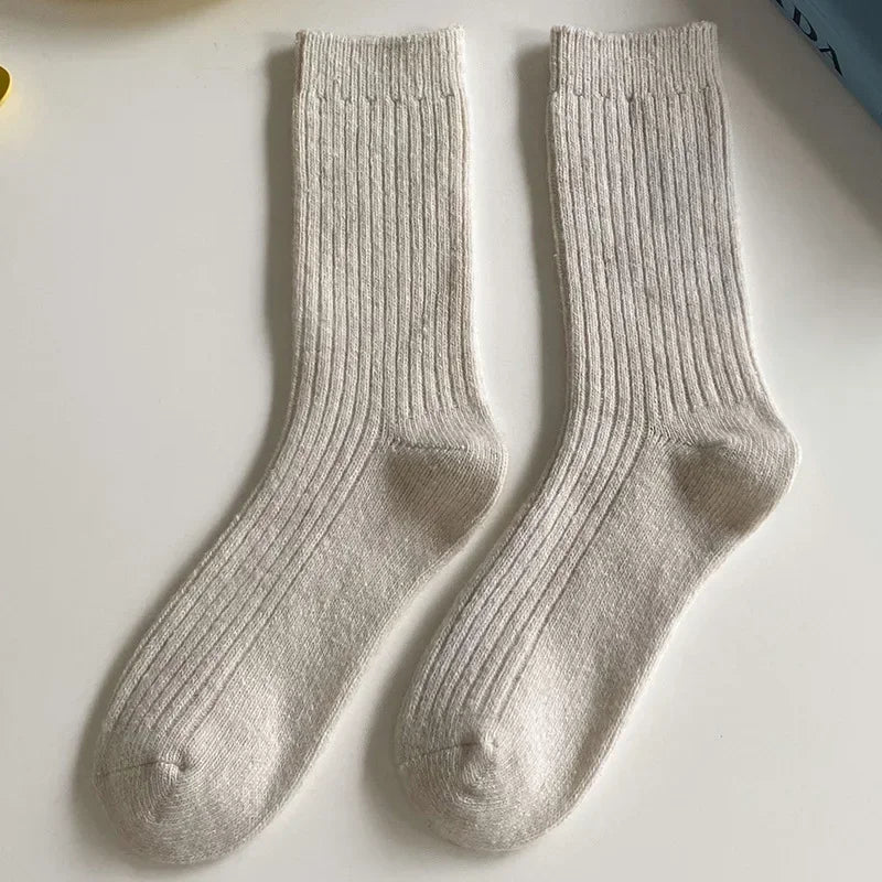 Merino Wool Classic Solid Color Socks