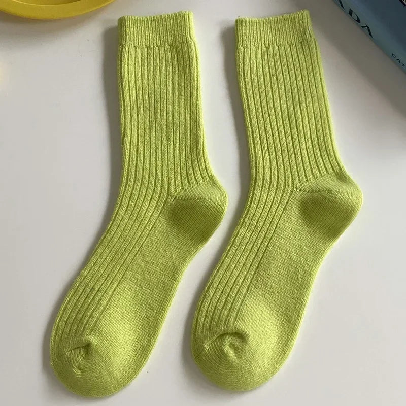 Merino Wool Classic Solid Color Socks
