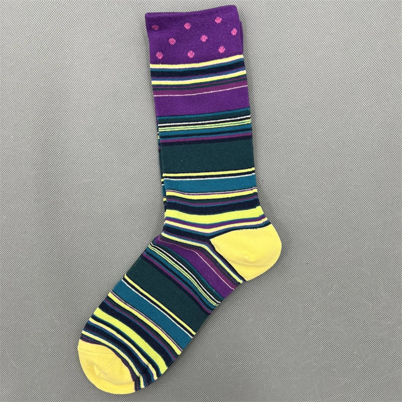 Happy Socks Multi Pattern Design Fashion Fun Trendy Socks Cotton Unisex