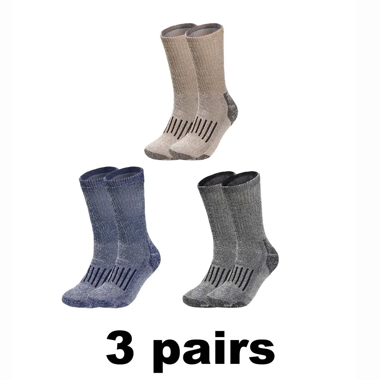 Merino Wool Socks Autumn, Winter Thickened breathable insulation hiking socks