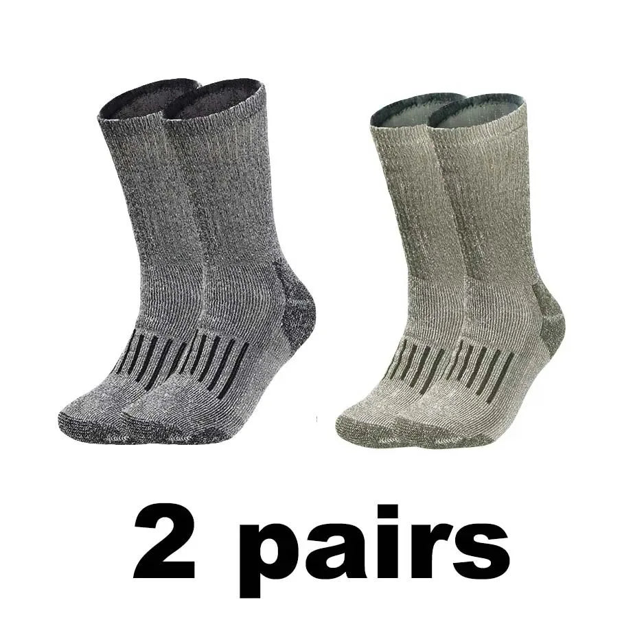 Merino Wool Socks Autumn, Winter Thickened breathable insulation hiking socks