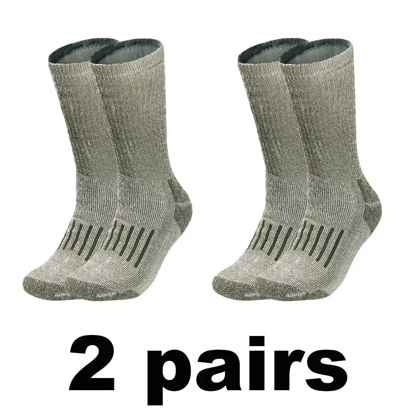 Merino Wool Socks Autumn, Winter Thickened breathable insulation hiking socks