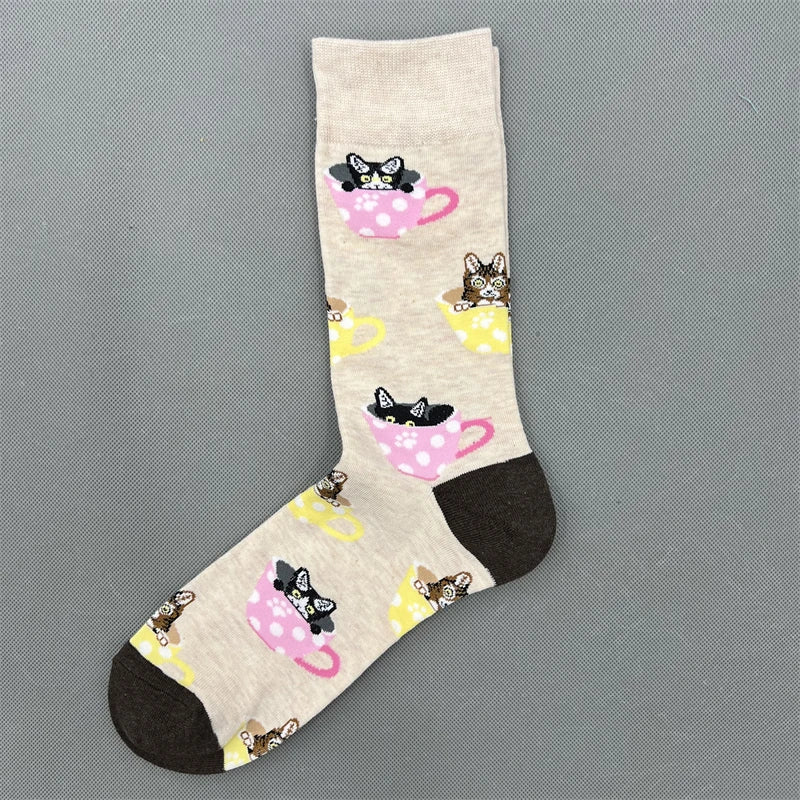Happy Socks Multi Pattern Design Fashion Fun Trendy Socks Cotton Unisex