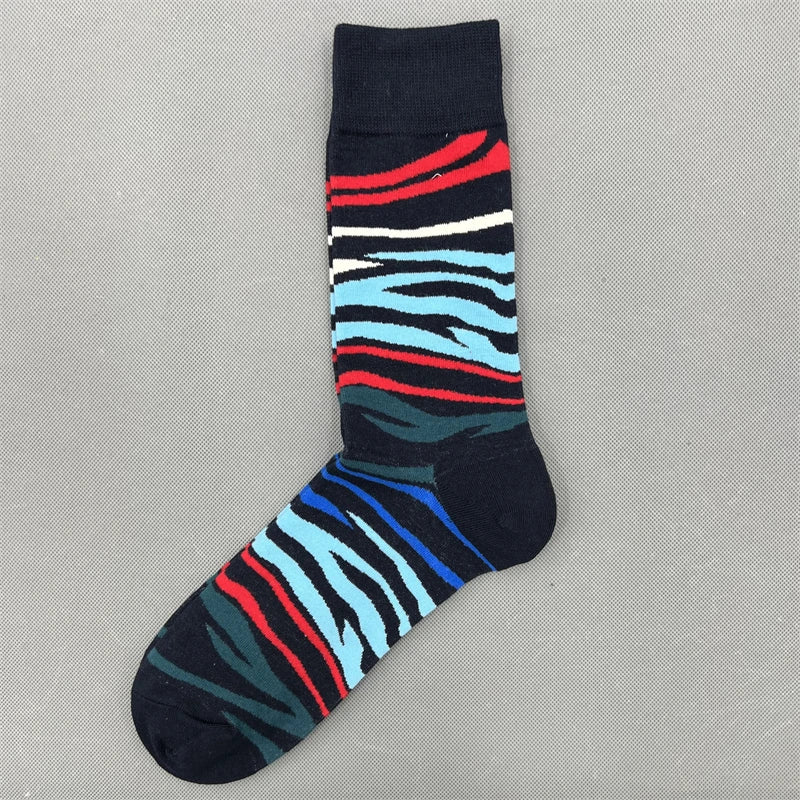 Happy Socks Multi Pattern Design Fashion Fun Trendy Socks Cotton Unisex