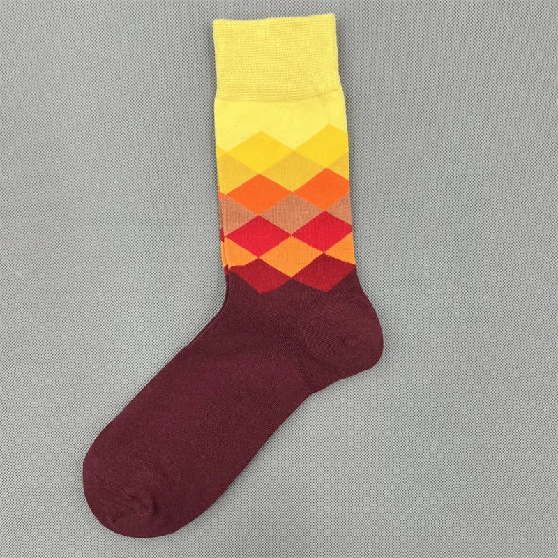 Happy Socks Multi Pattern Design Fashion Fun Trendy Socks Cotton Unisex