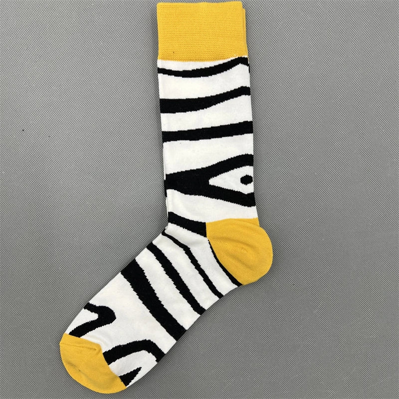 Happy Socks Multi Pattern Design Fashion Fun Trendy Socks Cotton Unisex