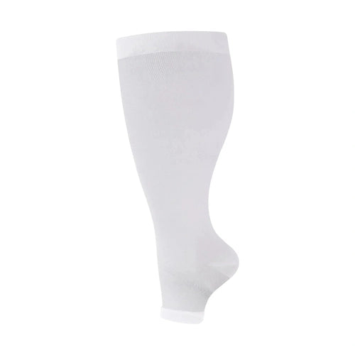 Soft colors 2XL-4XL Plus Size Open Toe Compression Socks