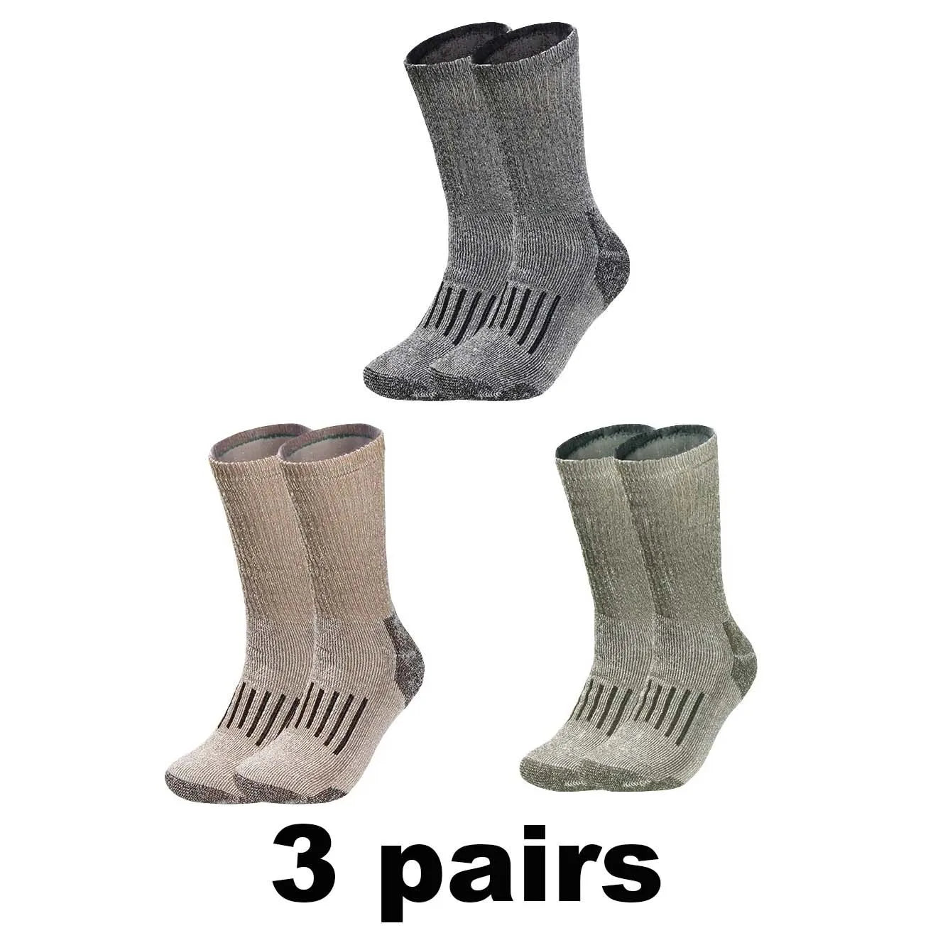 Merino Wool Socks Autumn, Winter Thickened breathable insulation hiking socks