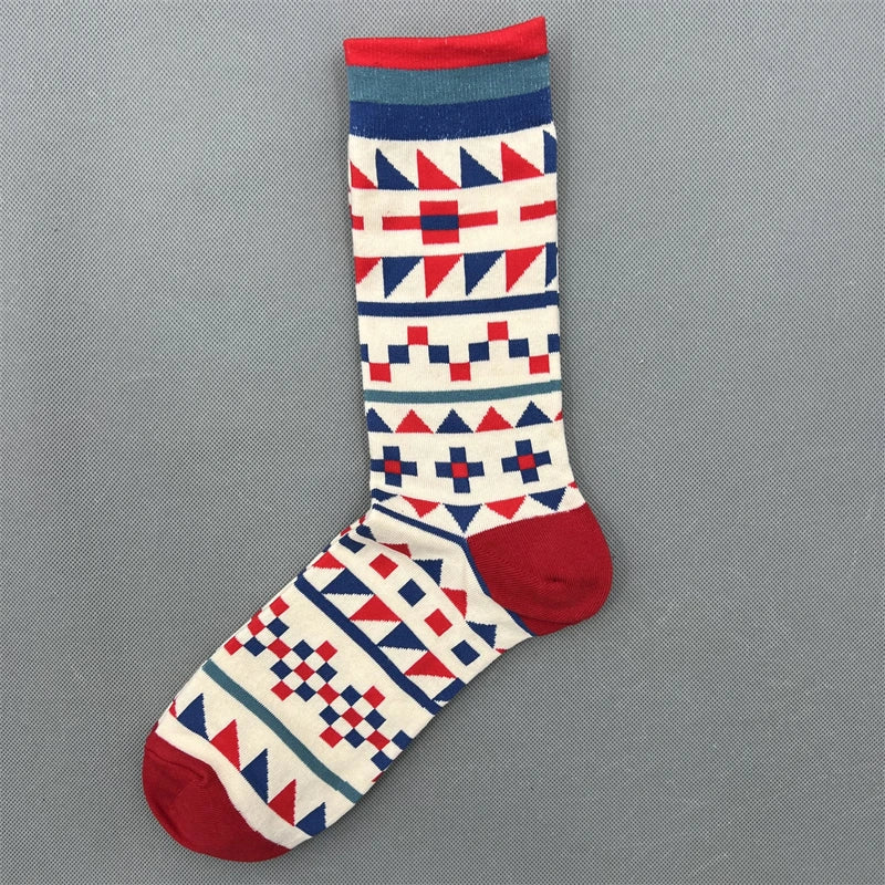 Happy Socks Multi Pattern Design Fashion Fun Trendy Socks Cotton Unisex