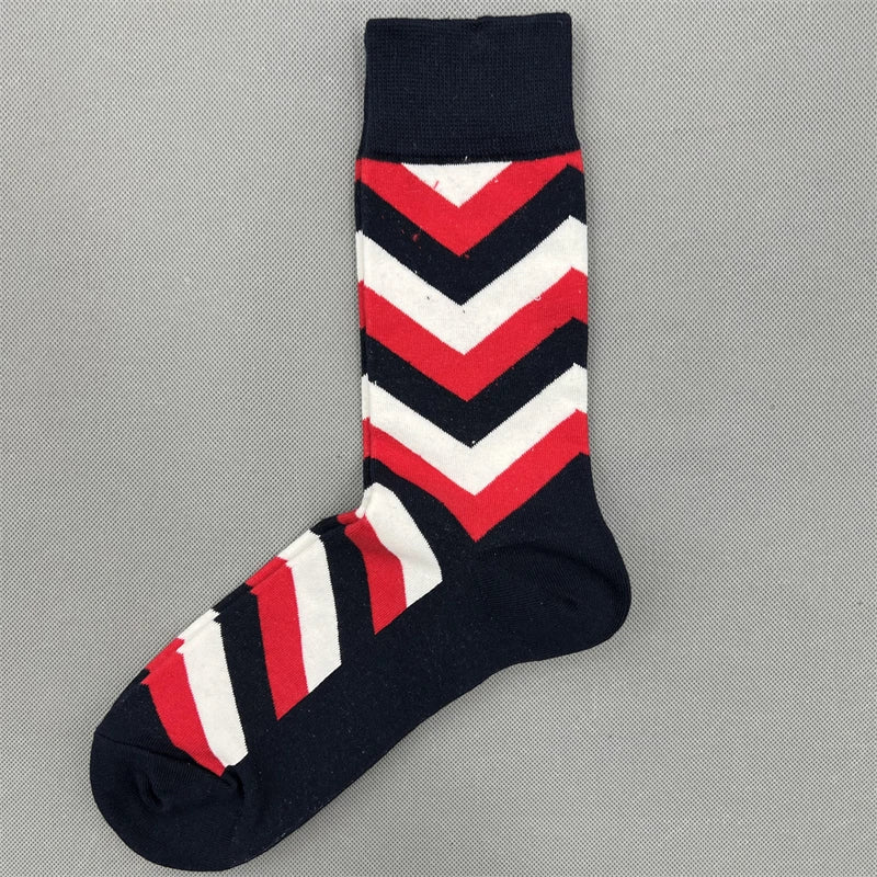 Happy Socks Multi Pattern Design Fashion Fun Trendy Socks Cotton Unisex