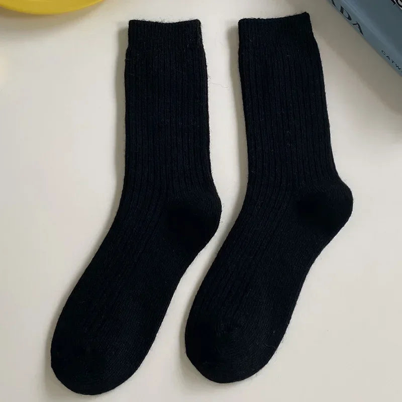 Merino Wool Classic Solid Color Socks