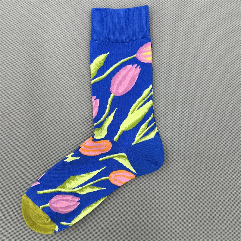 Happy Socks Multi Pattern Design Fashion Fun Trendy Socks Cotton Unisex