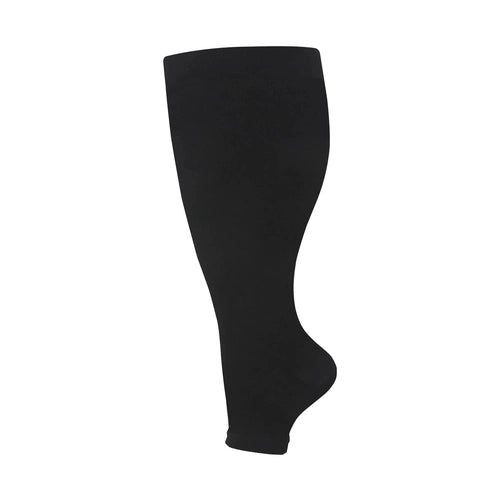 Soft colors 2XL-4XL Plus Size Open Toe Compression Socks