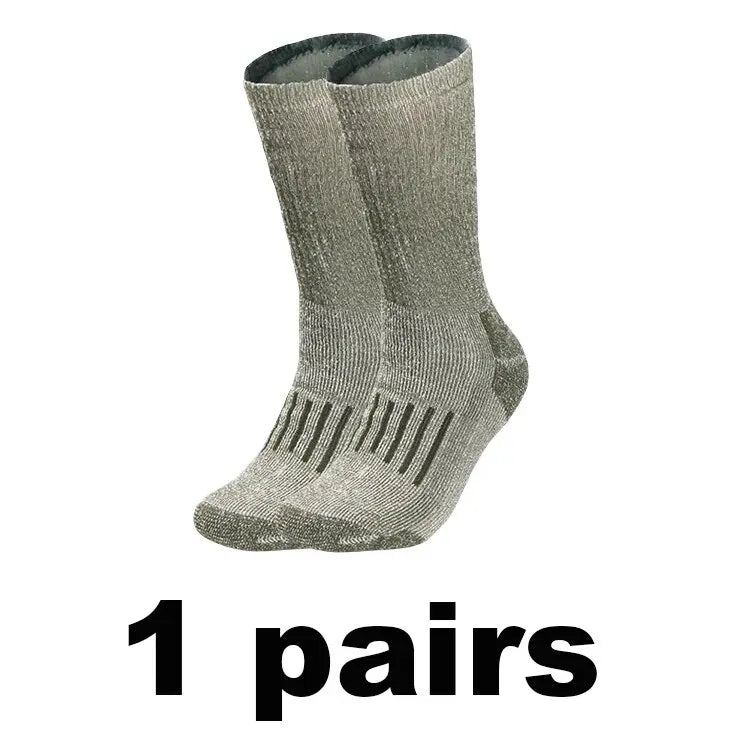 Merino Wool Socks Autumn, Winter Thickened breathable insulation hiking socks
