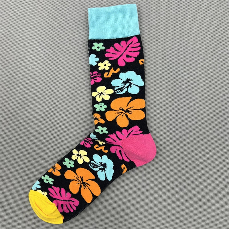 Happy Socks Multi Pattern Design Fashion Fun Trendy Socks Cotton Unisex