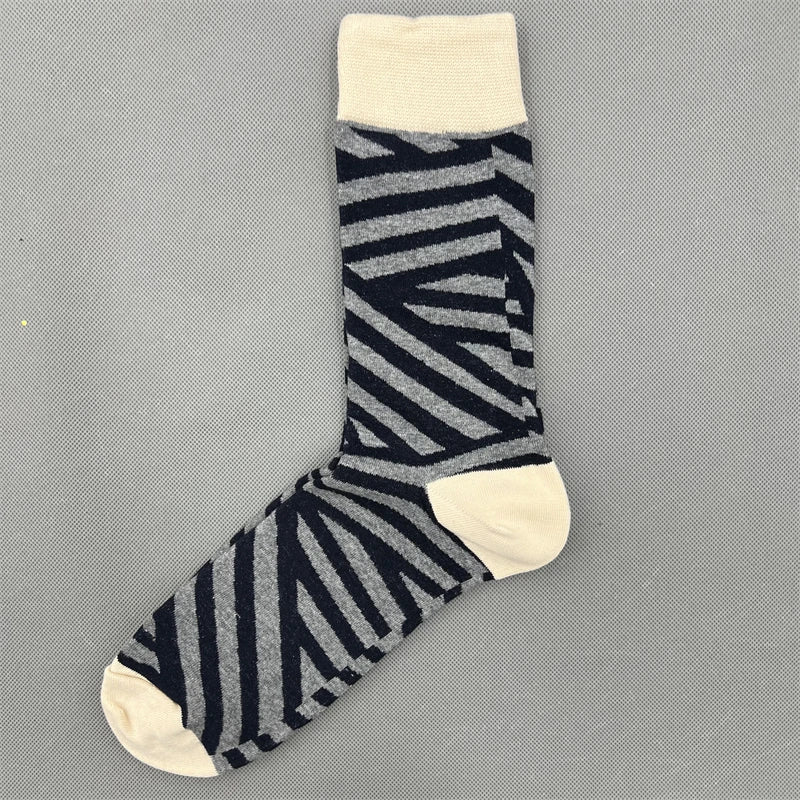 Happy Socks Multi Pattern Design Fashion Fun Trendy Socks Cotton Unisex