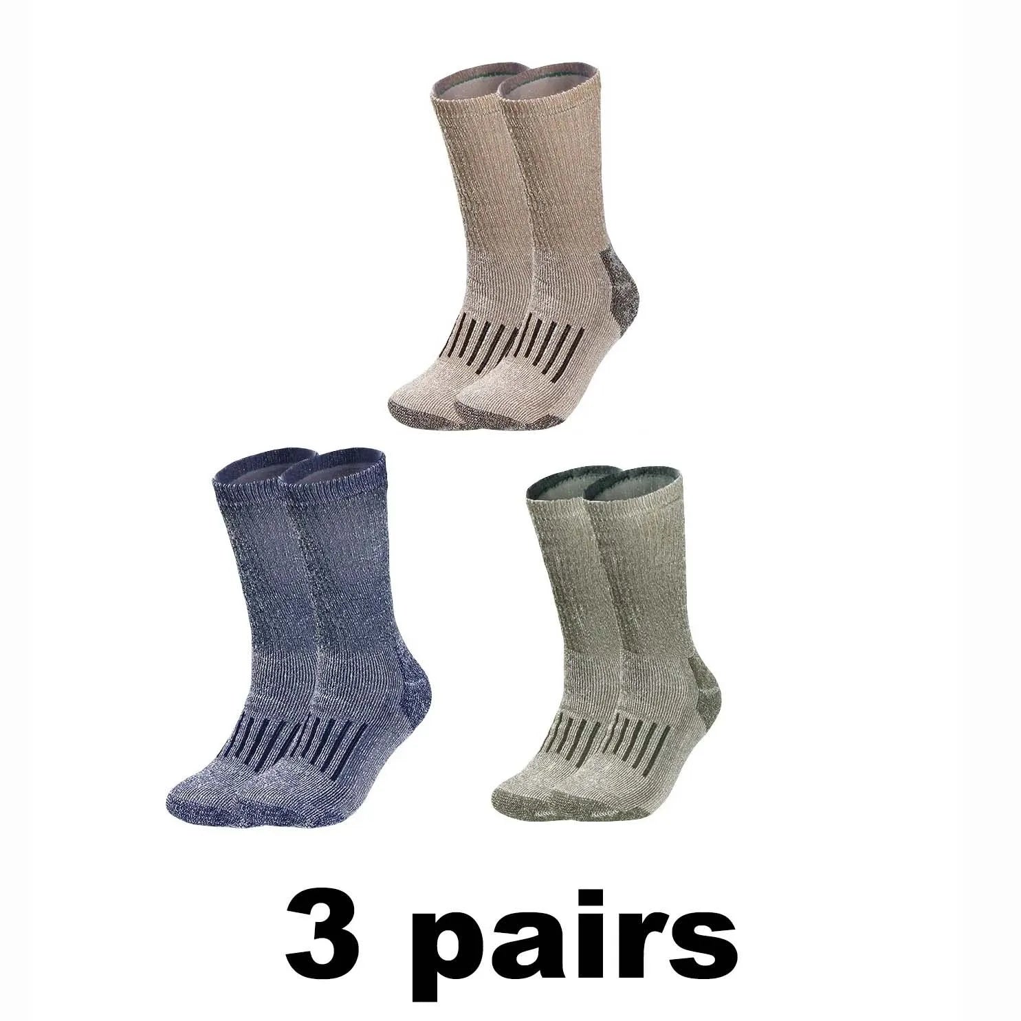 Merino Wool Socks Autumn, Winter Thickened breathable insulation hiking socks