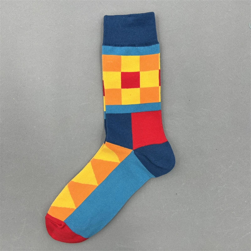 Happy Socks Multi Pattern Design Fashion Fun Trendy Socks Cotton Unisex