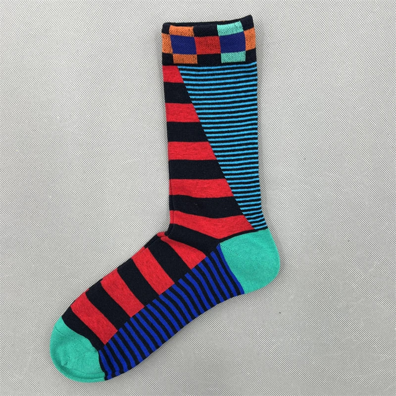 Happy Socks Multi Pattern Design Fashion Fun Trendy Socks Cotton Unisex