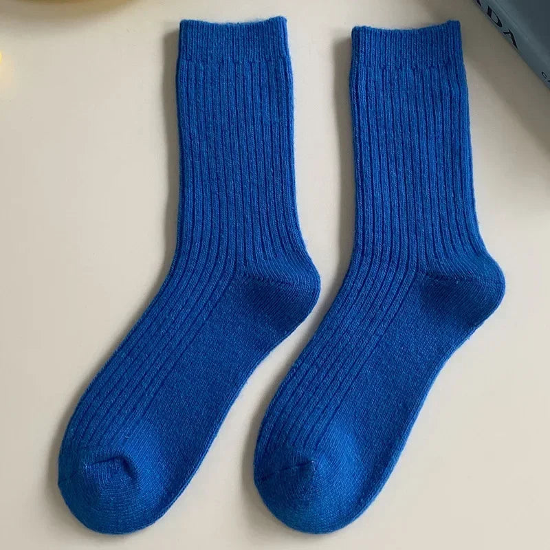 Merino Wool Classic Solid Color Socks