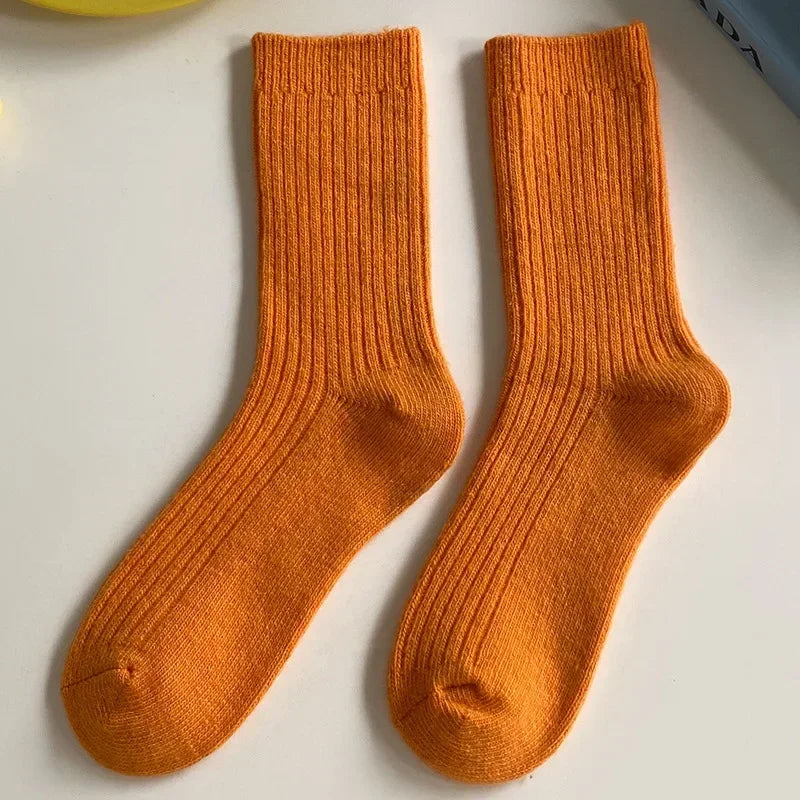 Merino Wool Classic Solid Color Socks