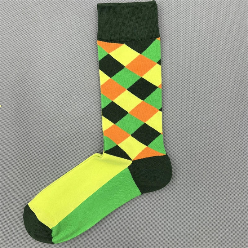 Happy Socks Multi Pattern Design Fashion Fun Trendy Socks Cotton Unisex