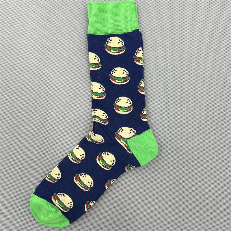 Happy Socks Multi Pattern Design Fashion Fun Trendy Socks Cotton Unisex