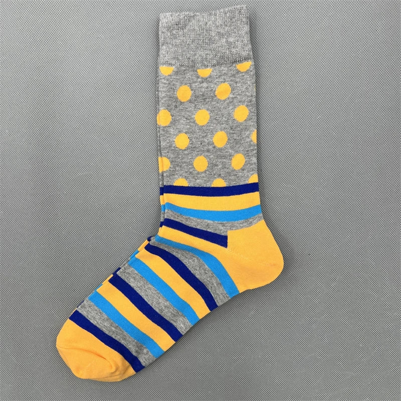 Happy Socks Multi Pattern Design Fashion Fun Trendy Socks Cotton Unisex