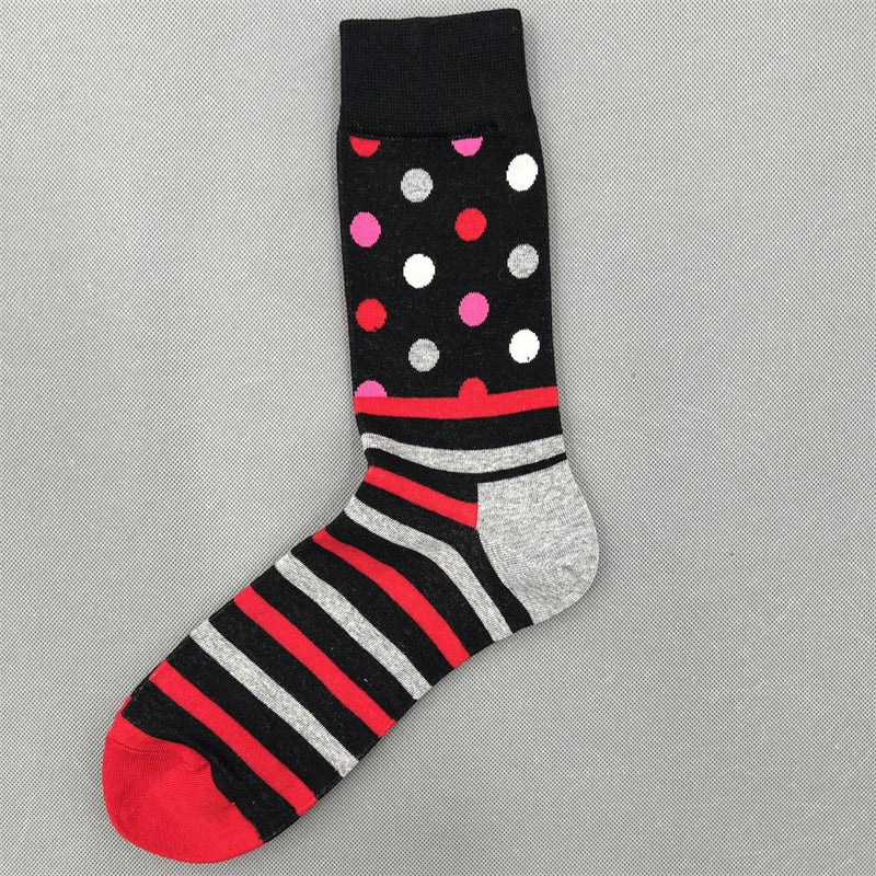 Happy Socks Multi Pattern Design Fashion Fun Trendy Socks Cotton Unisex