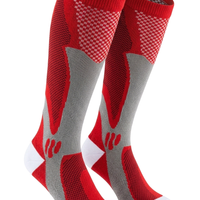 RED  3XL- 7XL Performance Compression Socks
