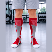 RED 3XL- 7XL Performance Compression Socks