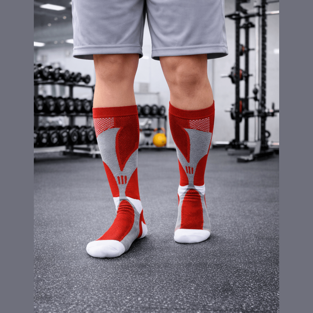 BLUE 3XL-7XL Performance Compression Socks