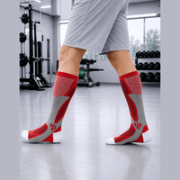RED 3XL- 7XL Performance Compression Socks