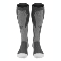 GREY 3XL- 7XL Performance Compression Socks