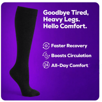 PINK  Open Toe Compression Socks